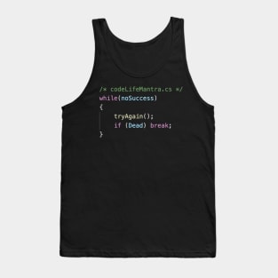 Code Life Mantra - C# Tank Top